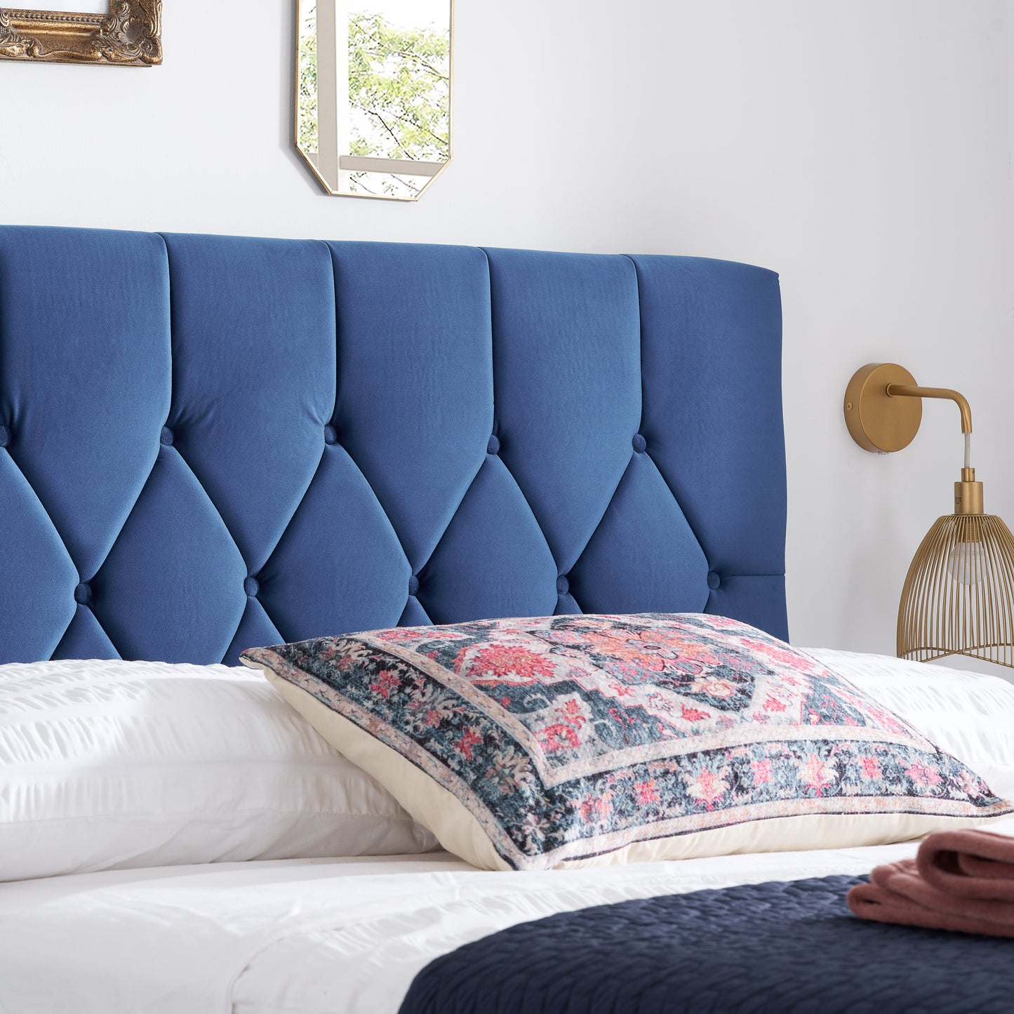 Loxley Blue Double Bed