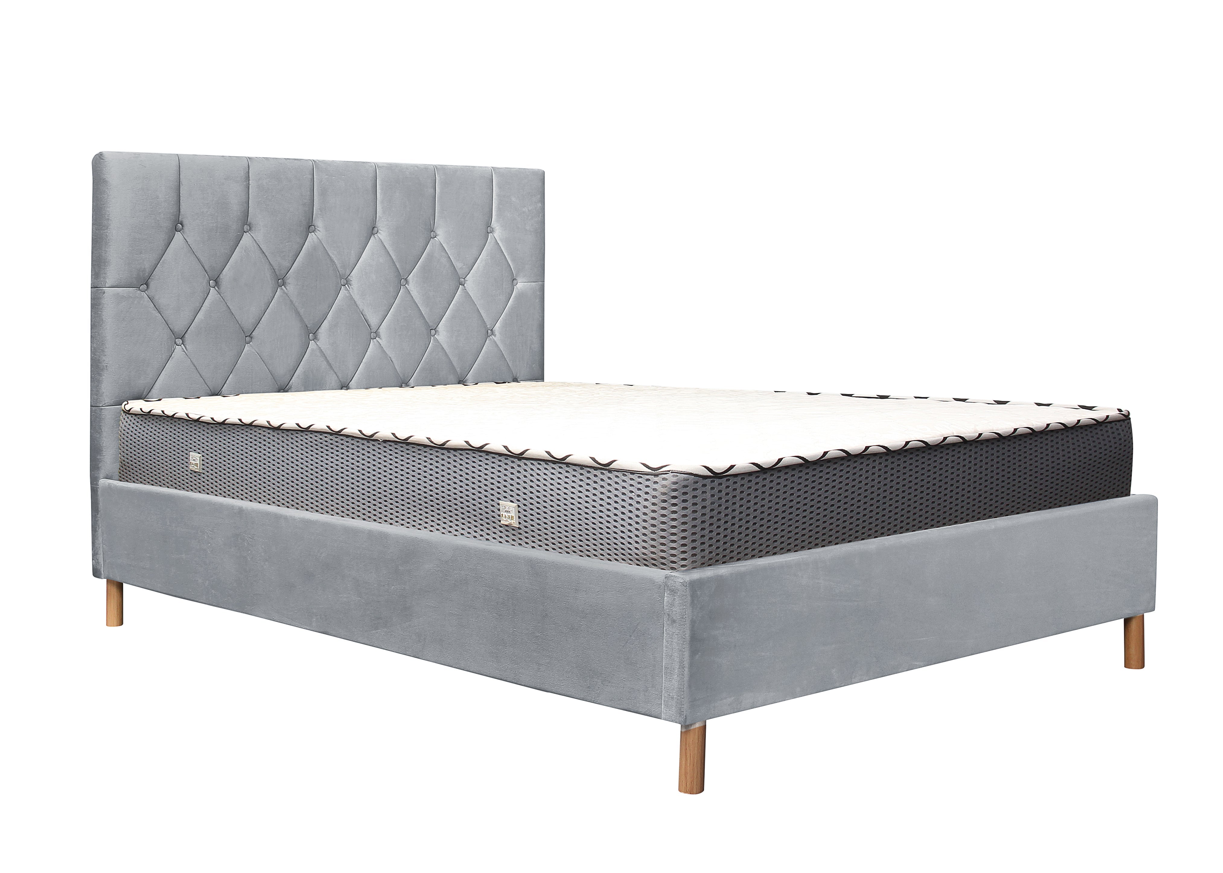 Loxley Grey Ottoman Double Bed