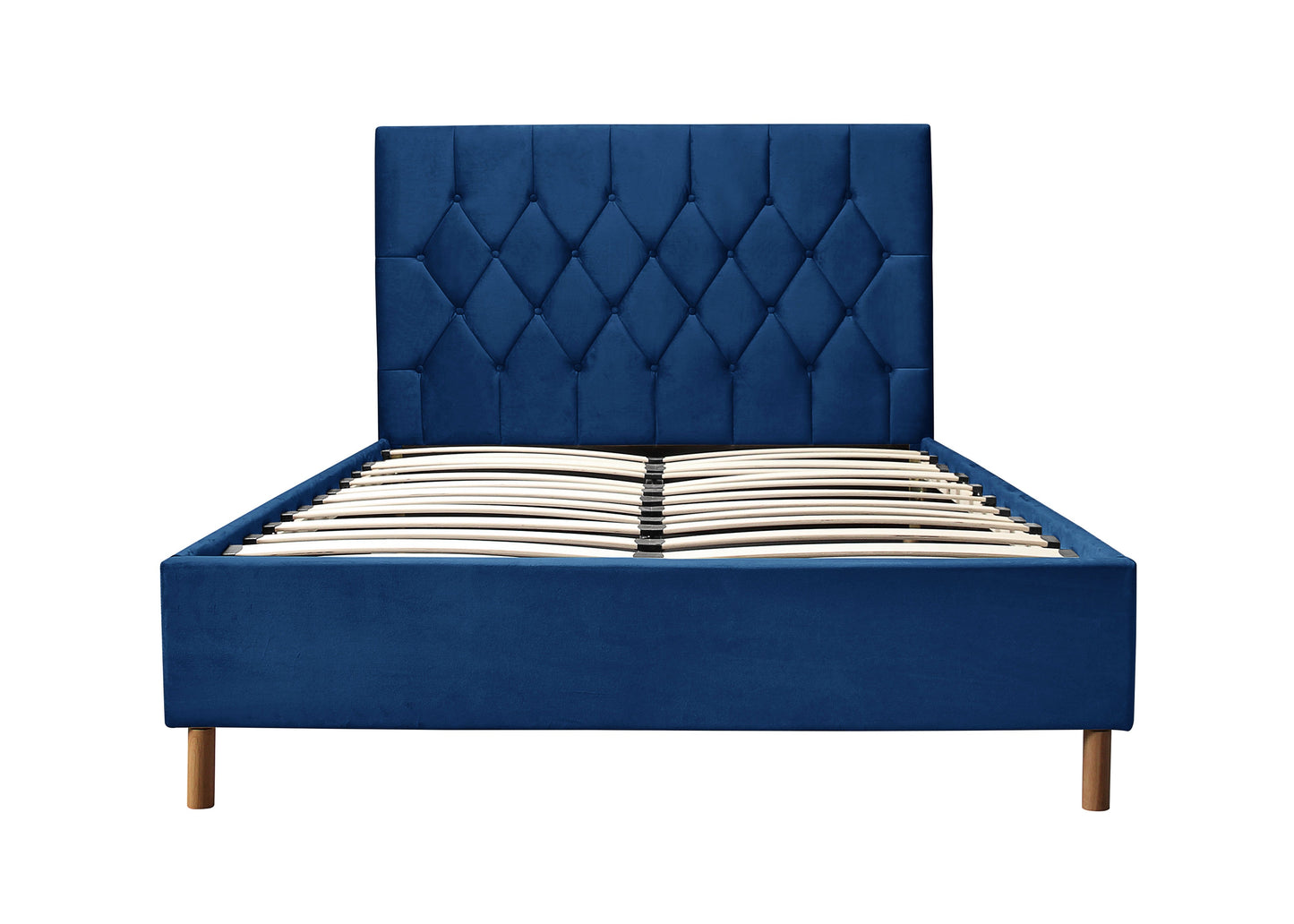 Loxley Blue Ottoman Small Double Bed