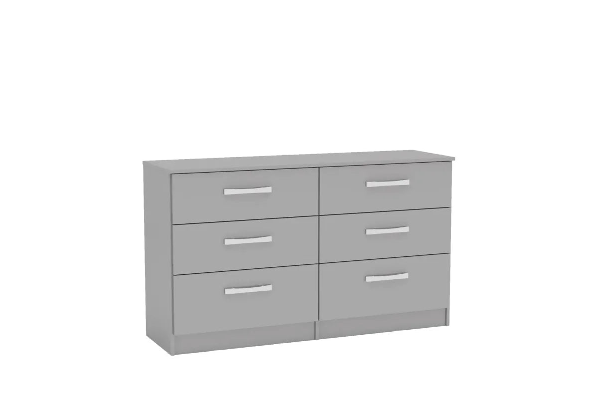 Lynx Grey 6 Drawer Chest