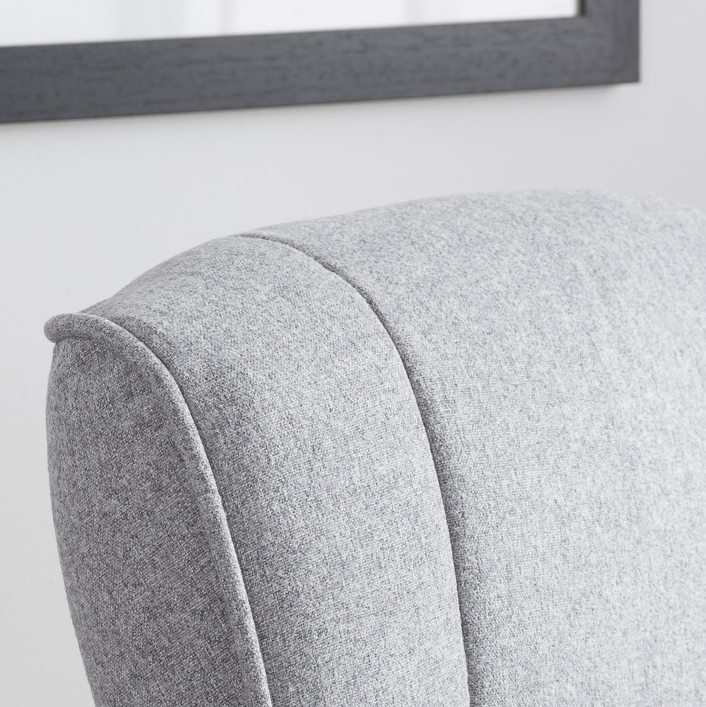 Marazion Grey Fabric Swivel Chair & Footstool