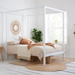 Mercia White Four Poster Double Bed