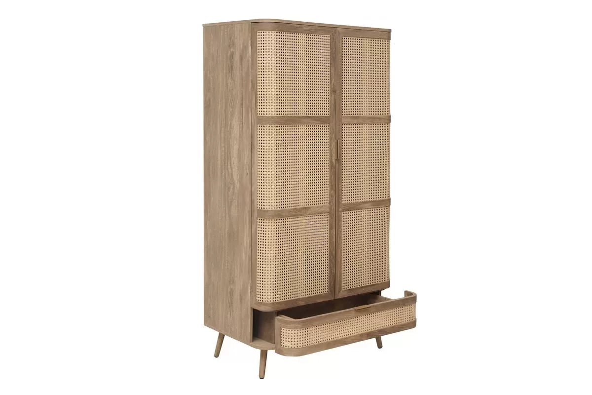 Noah Oak 2 Door Wardrobe