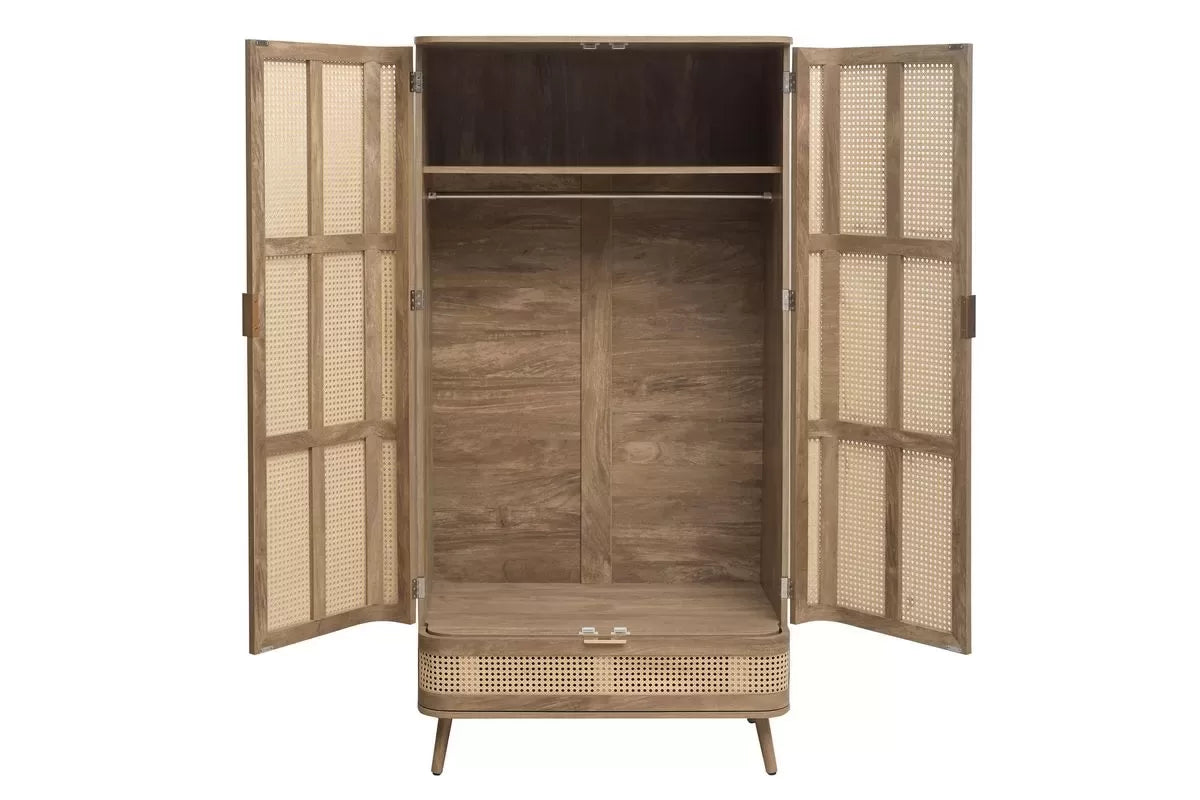 Noah Oak 2 Door Wardrobe