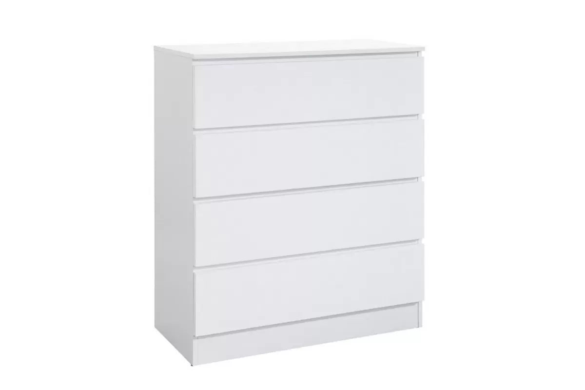 Oslo White 4 Drawer Chest