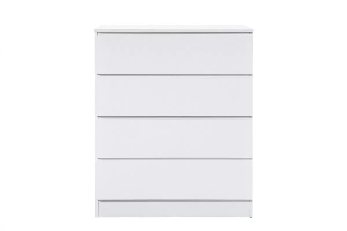 Oslo White 4 Drawer Chest