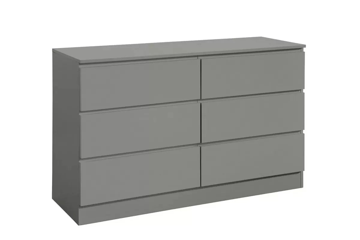 Oslo Grey 6 Drawer Chest