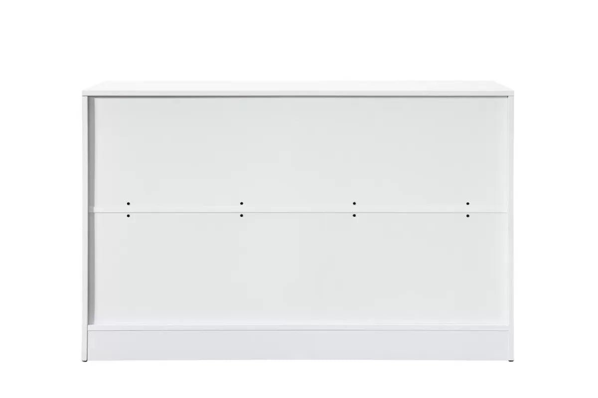Oslo White 6 Drawer Chest