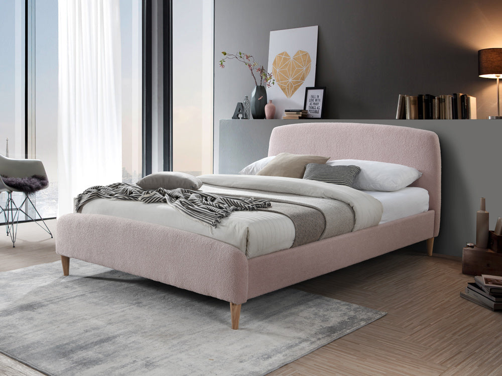 Otley Blush Pink Double Bed