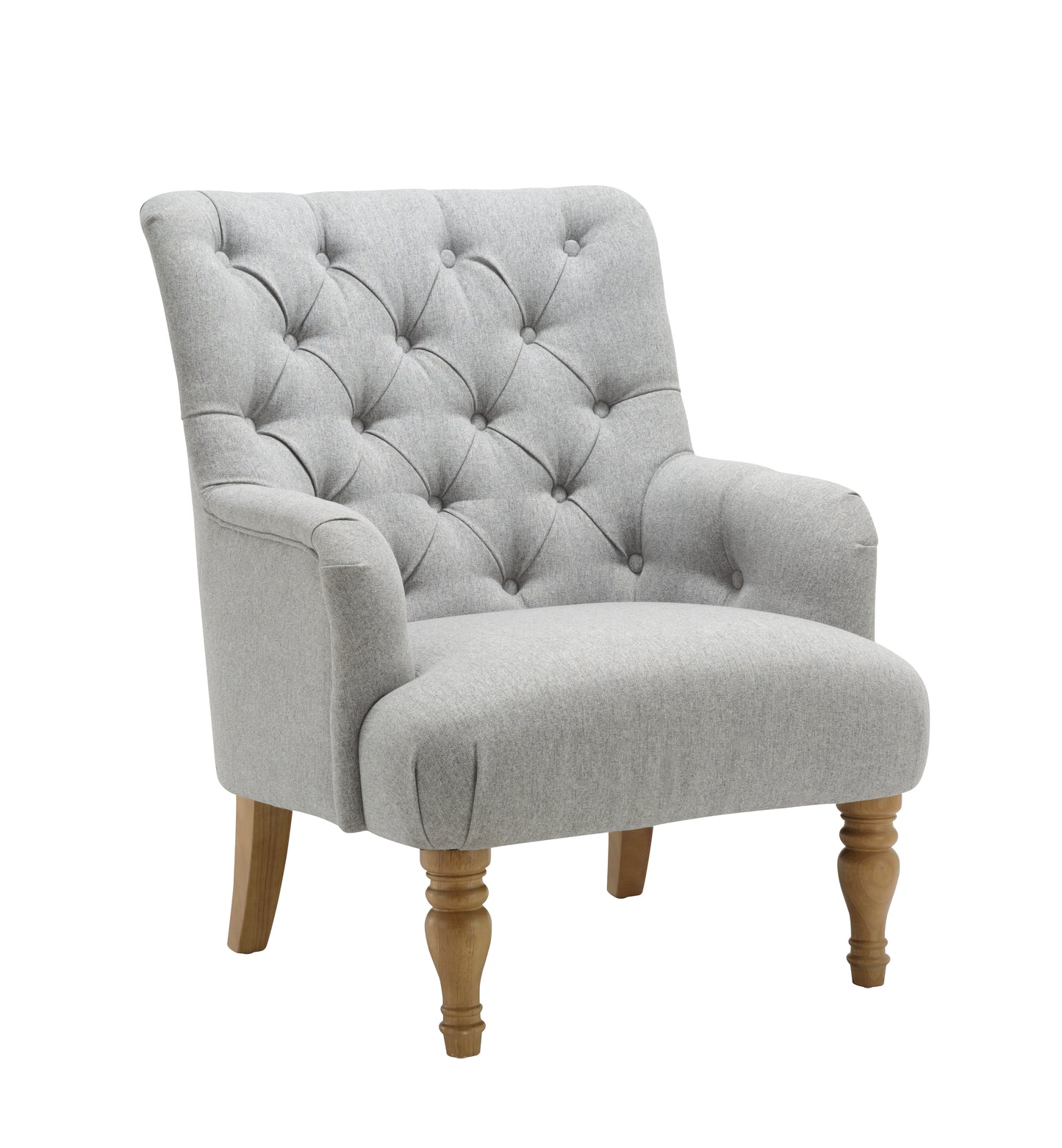 Penryn Grey Fabric Accent Armchair ( Pack of two )