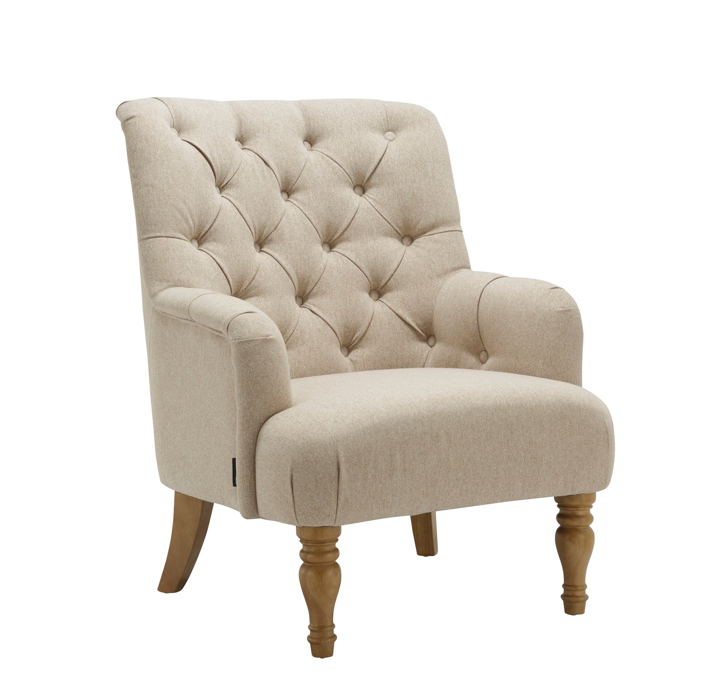 Penryn Wheat Fabric Accent Armchair ( Pack of two )