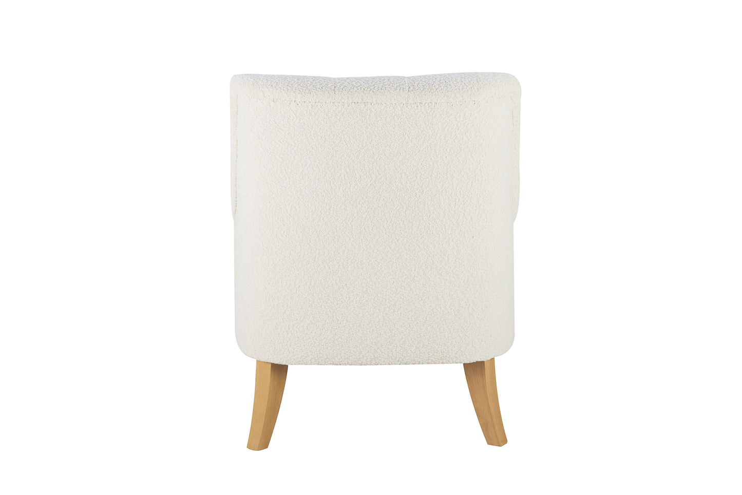 Penryn White Fabric Accent Armchair ( Pack of two )