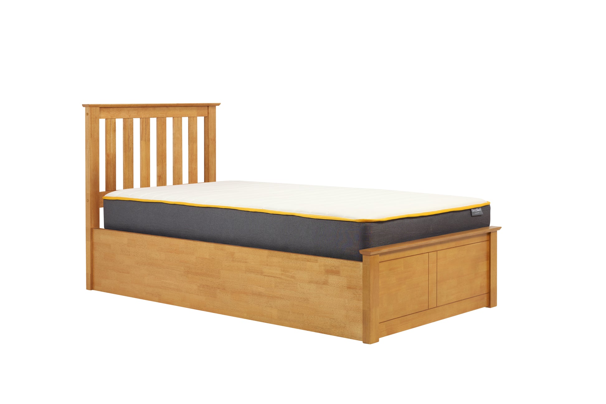 Phoenix Oak Single Ottoman Bed