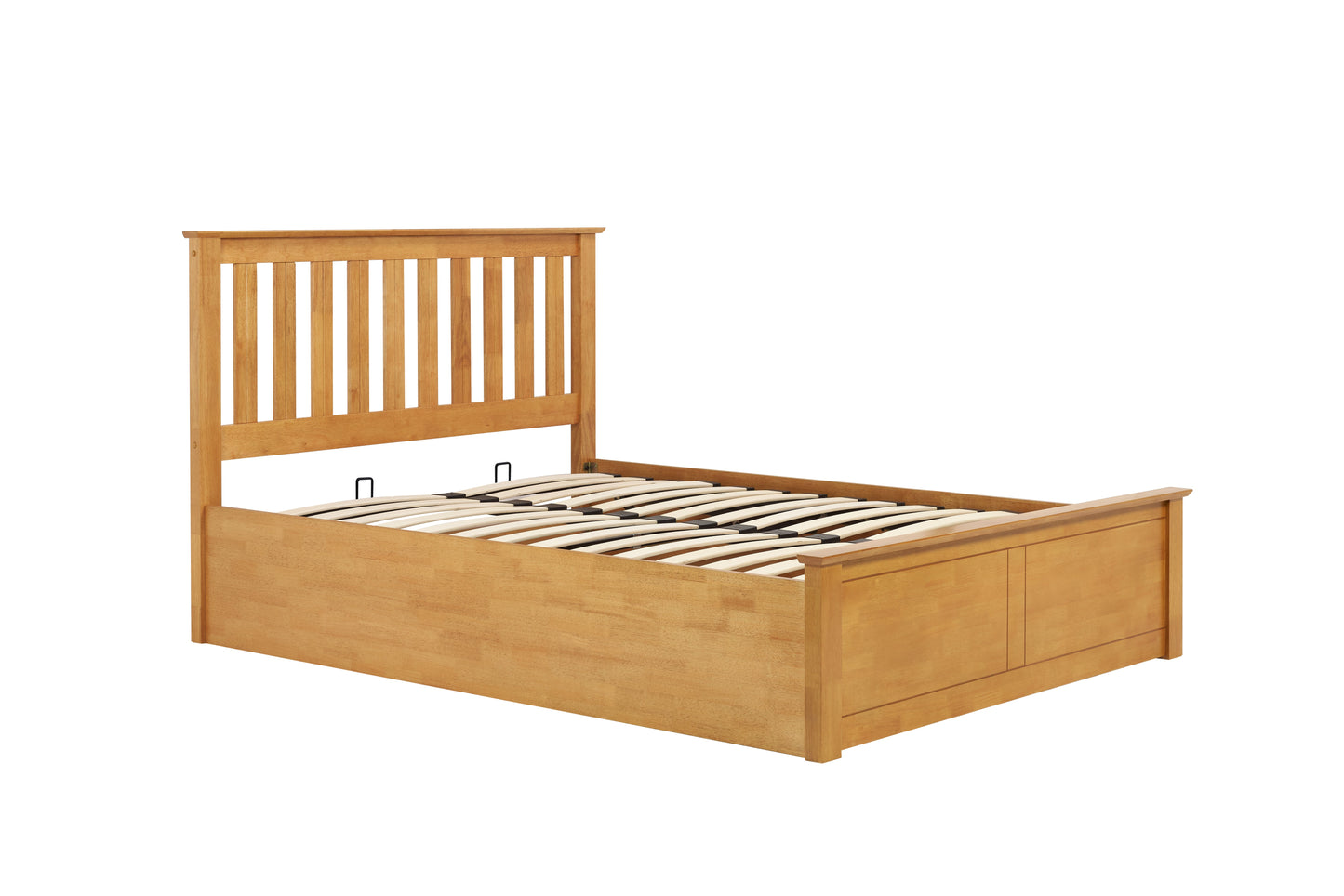 Pheonix Oak Ottoman Double Bed