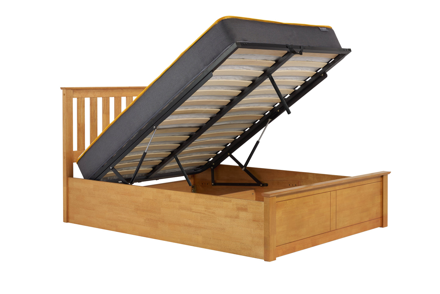 Pheonix Oak Ottoman Double Bed