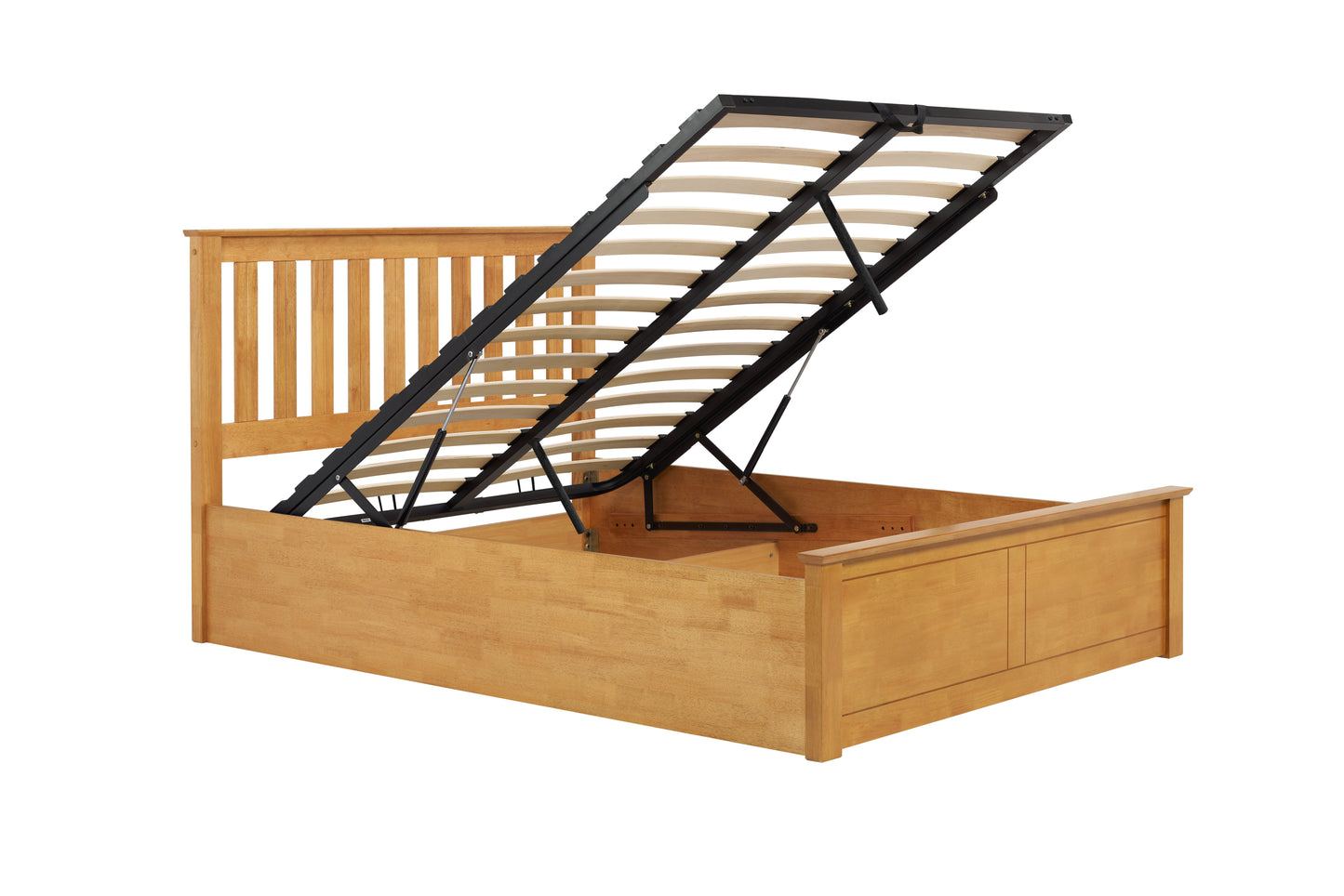 Pheonix Oak Ottoman Double Bed