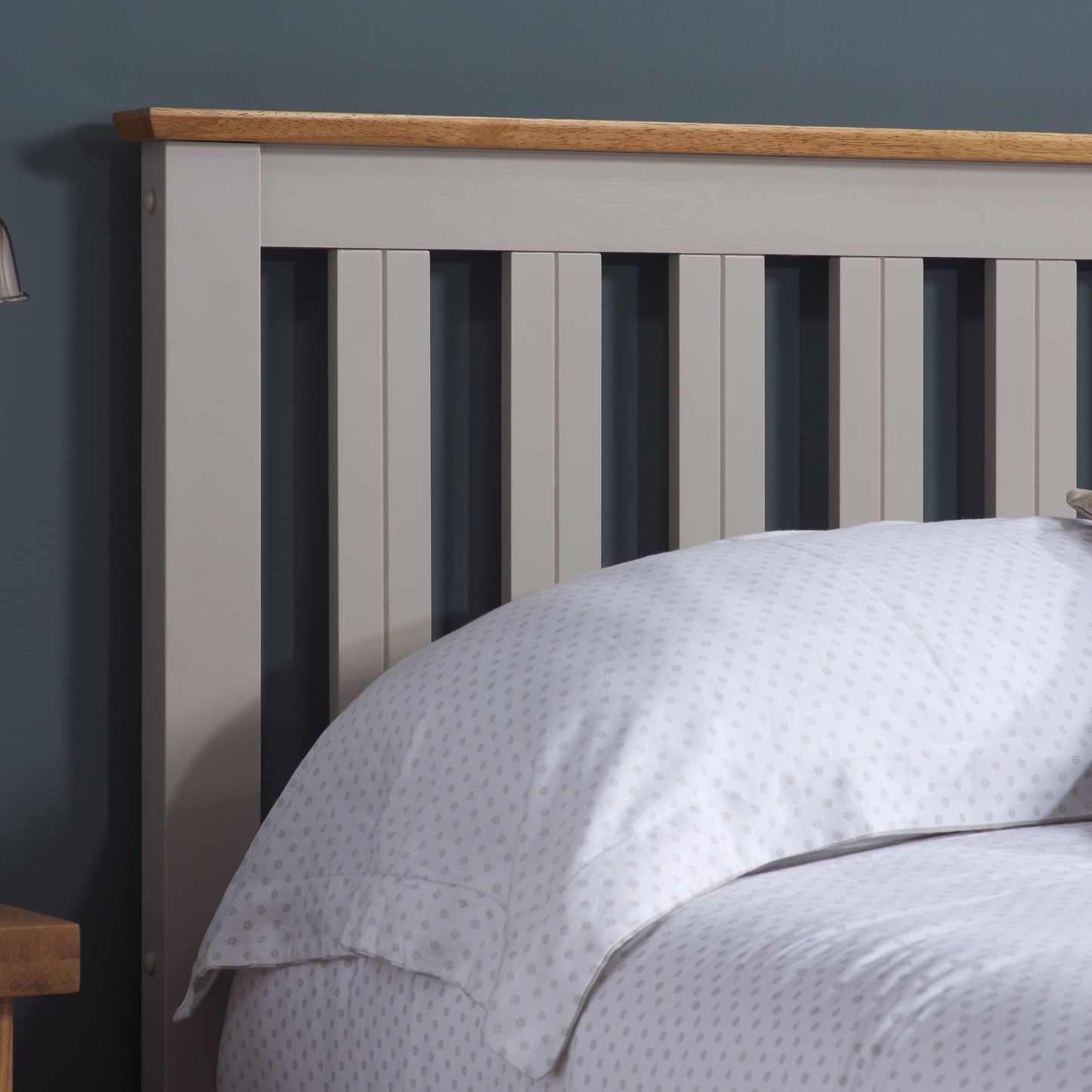Pheonix Pearl Grey Ottoman King Bed
