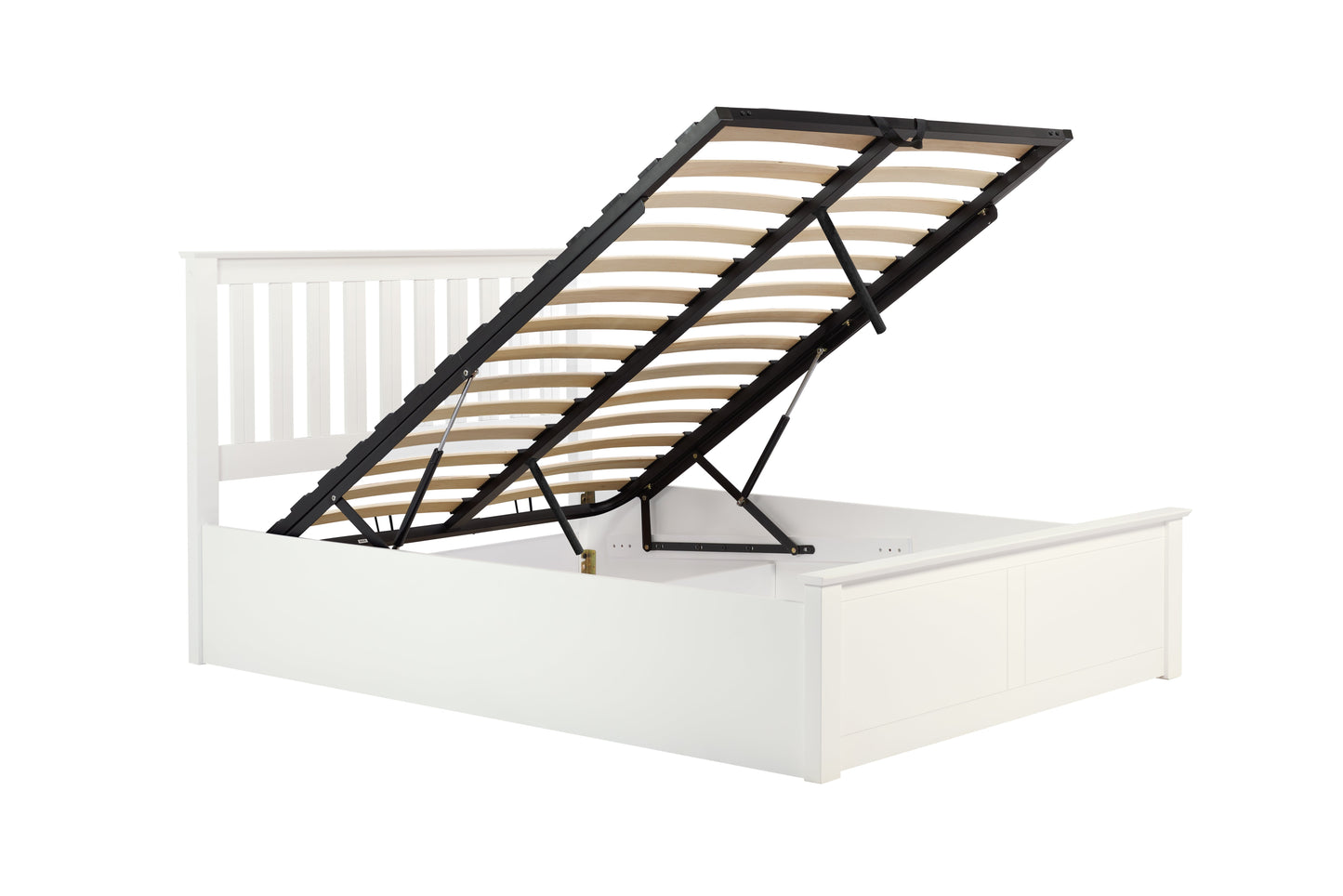 Pheonix White Ottoman Small Double Bed