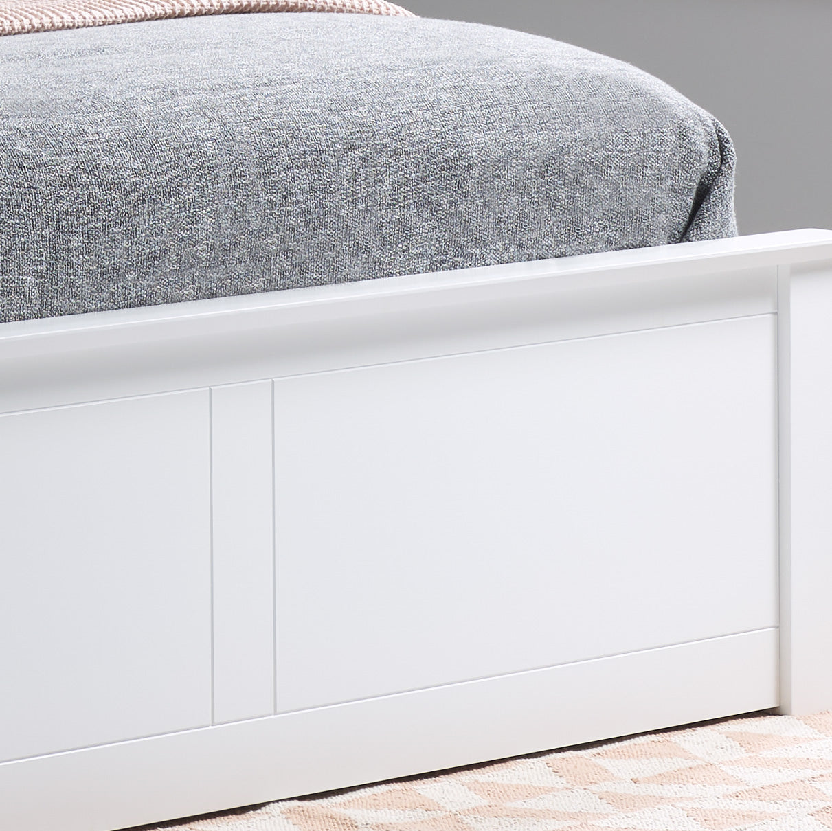 Pheonix White Ottoman Small Double Bed