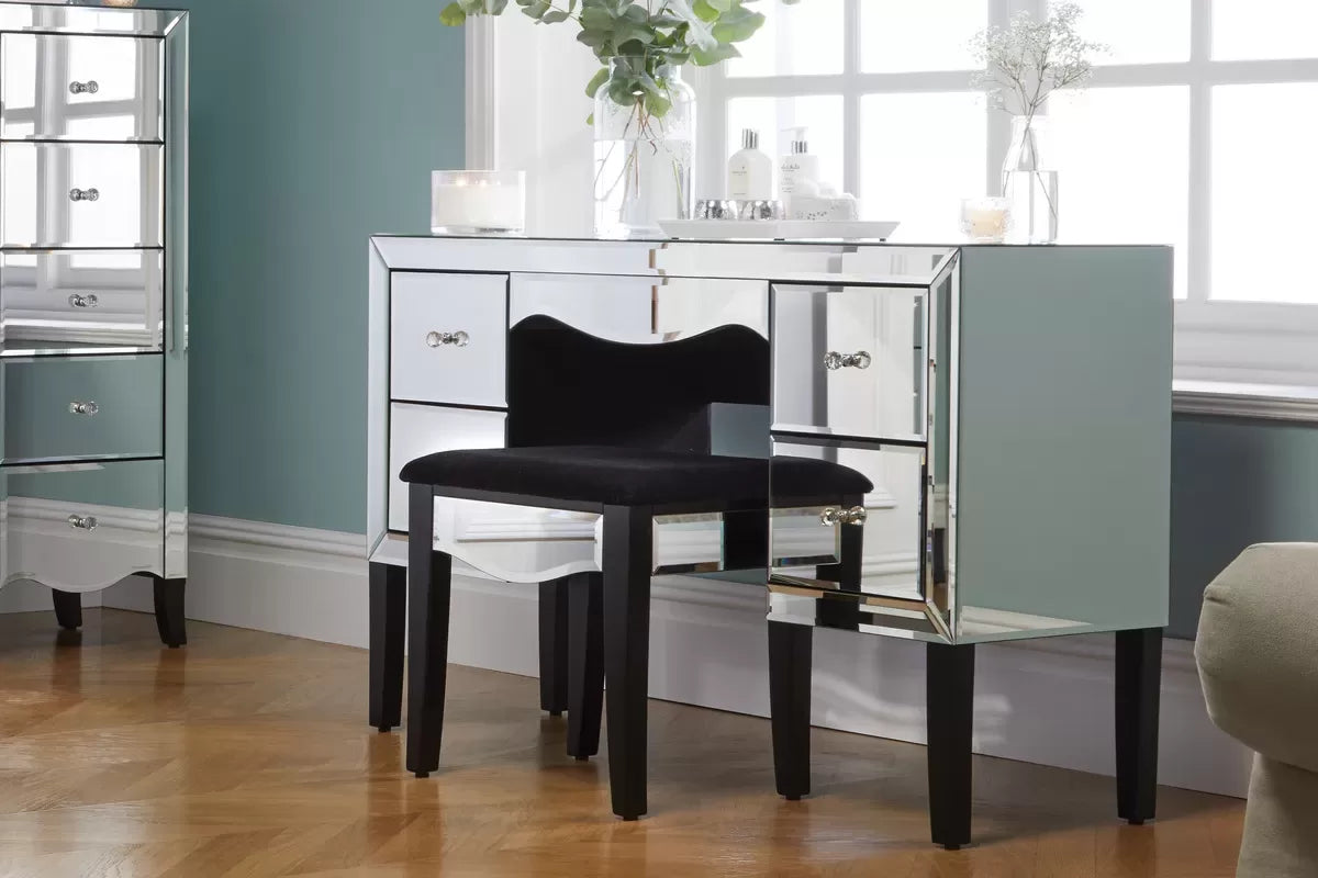 Palermo Mirrored 4 Drawer Dressing Table