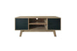 Shard Walnut & Black TV Unit