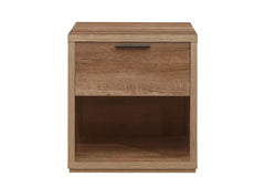 Stockwell Rustic Oak 1 Drawer Bedside