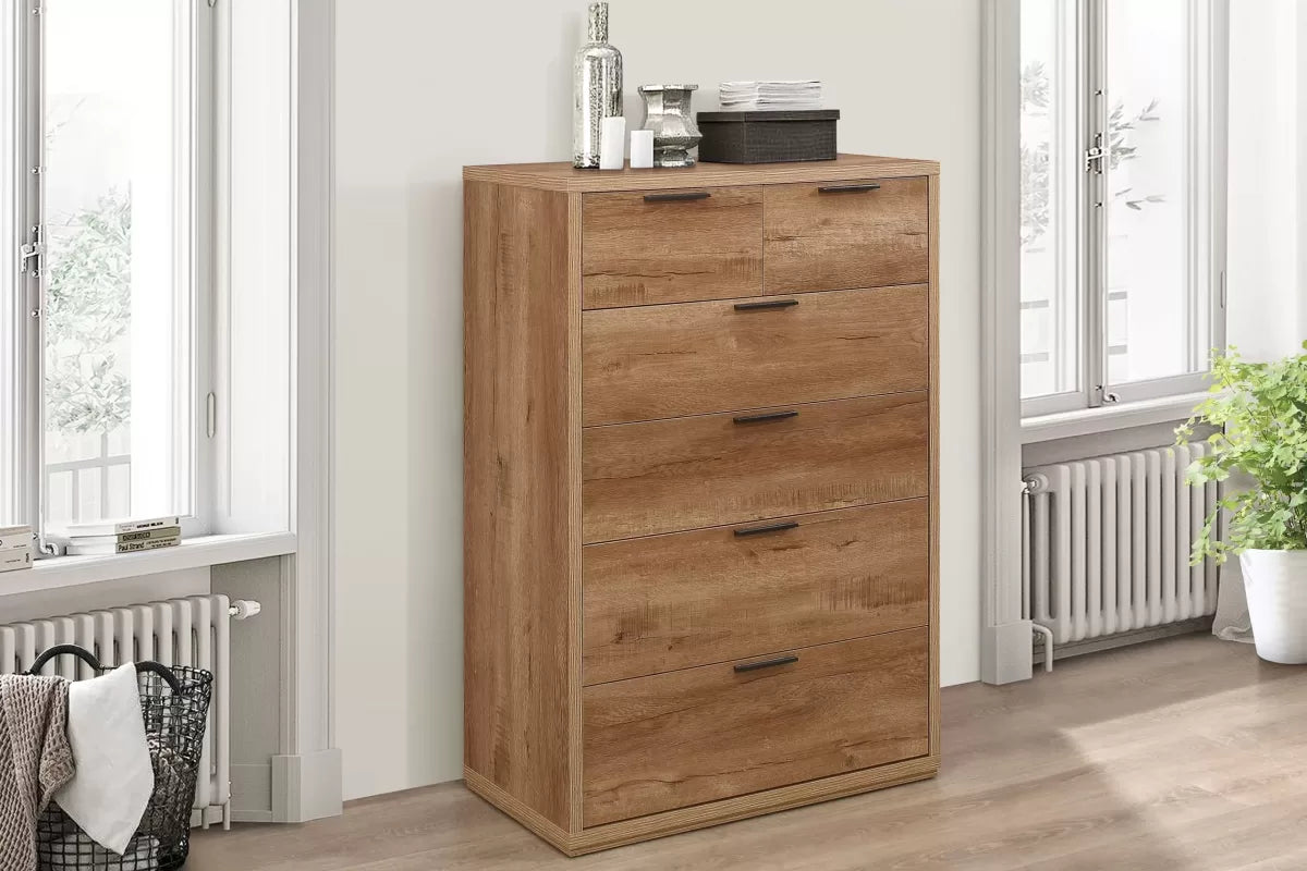 Stockwell Rustic Oak 4 + 2 Chest