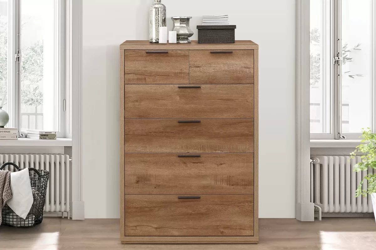 Stockwell Rustic Oak 4 + 2 Chest