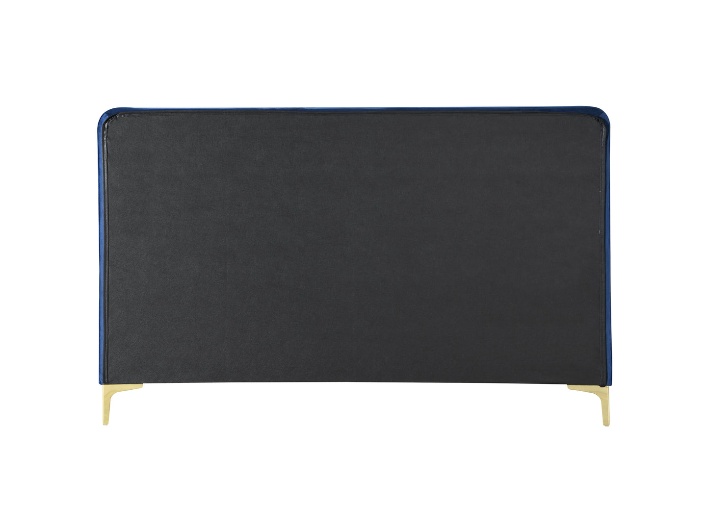 Selsey Midnight Blue Fabric Double Bed