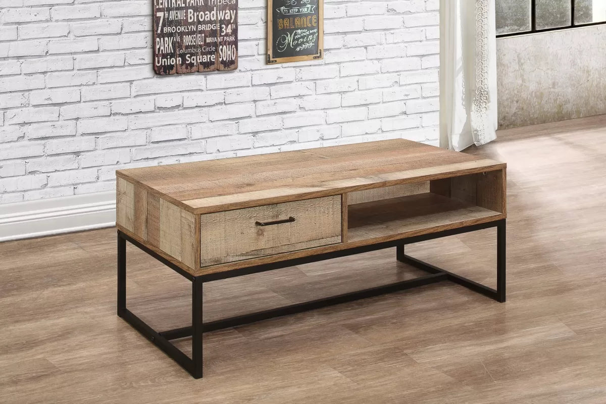 Urban Rustic 1 Drawer Coffee Table