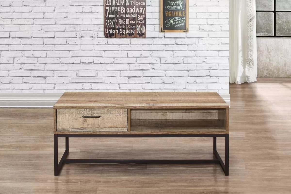 Urban Rustic 1 Drawer Coffee Table