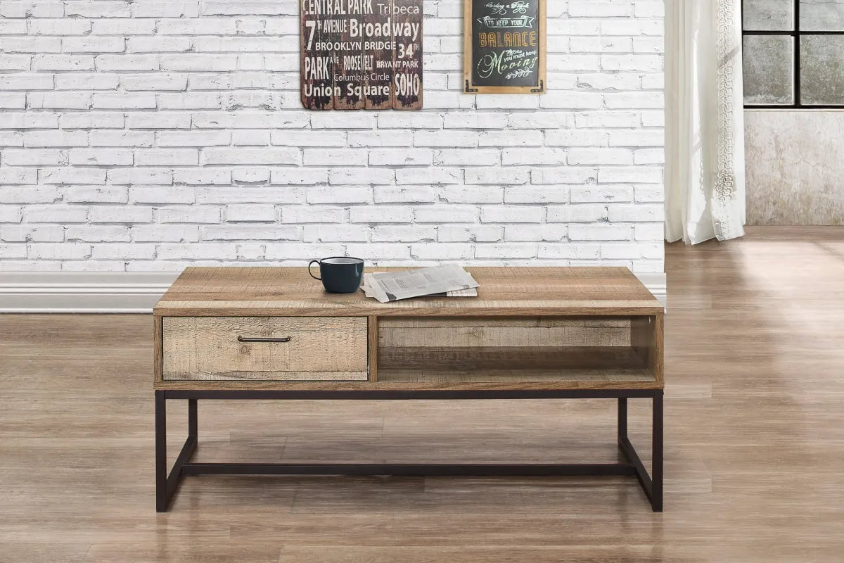 Urban Rustic 1 Drawer Coffee Table