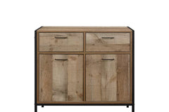 Urban Rustic 2 Door 2 Drawer Sideboard