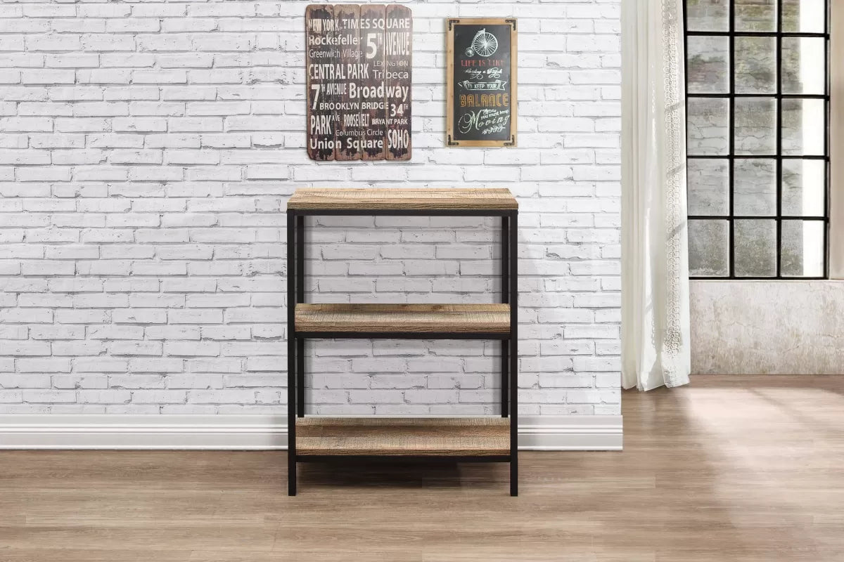 Urban Rustic 3 Tier Bookcase Rustic
