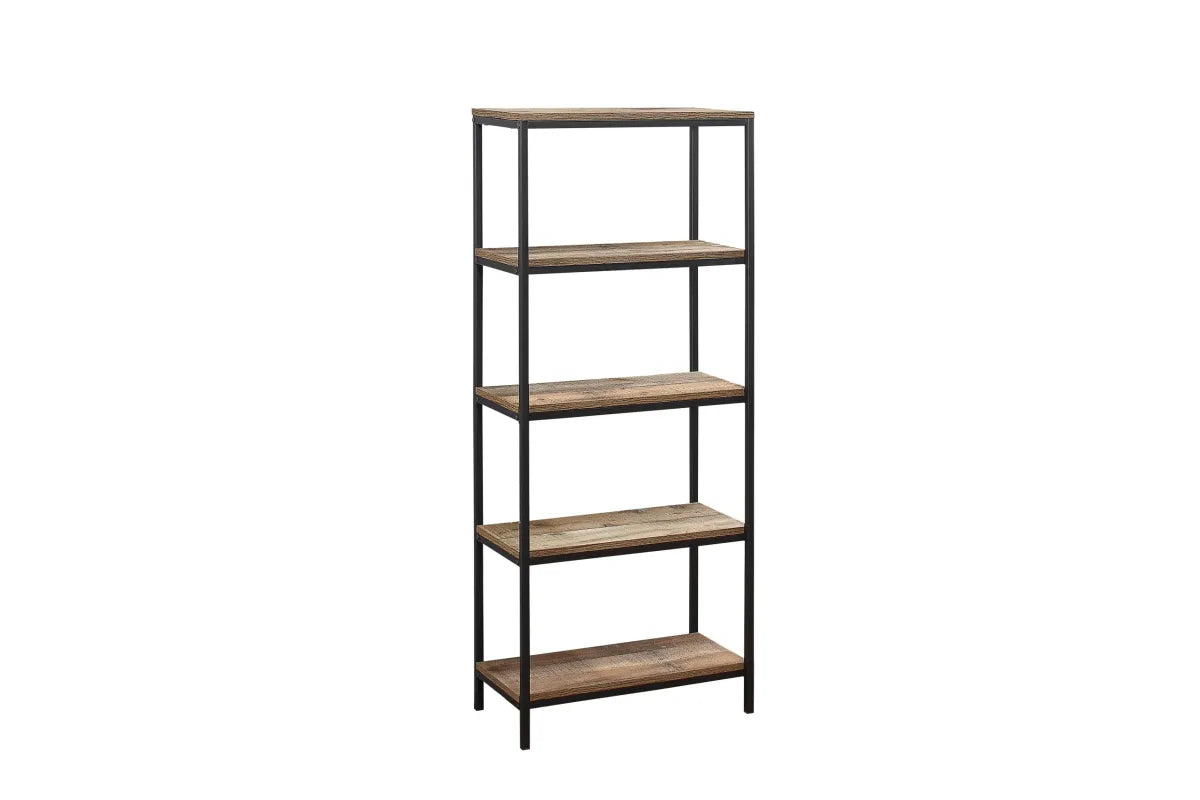 Urban Rustic 5 Tier Bookcase