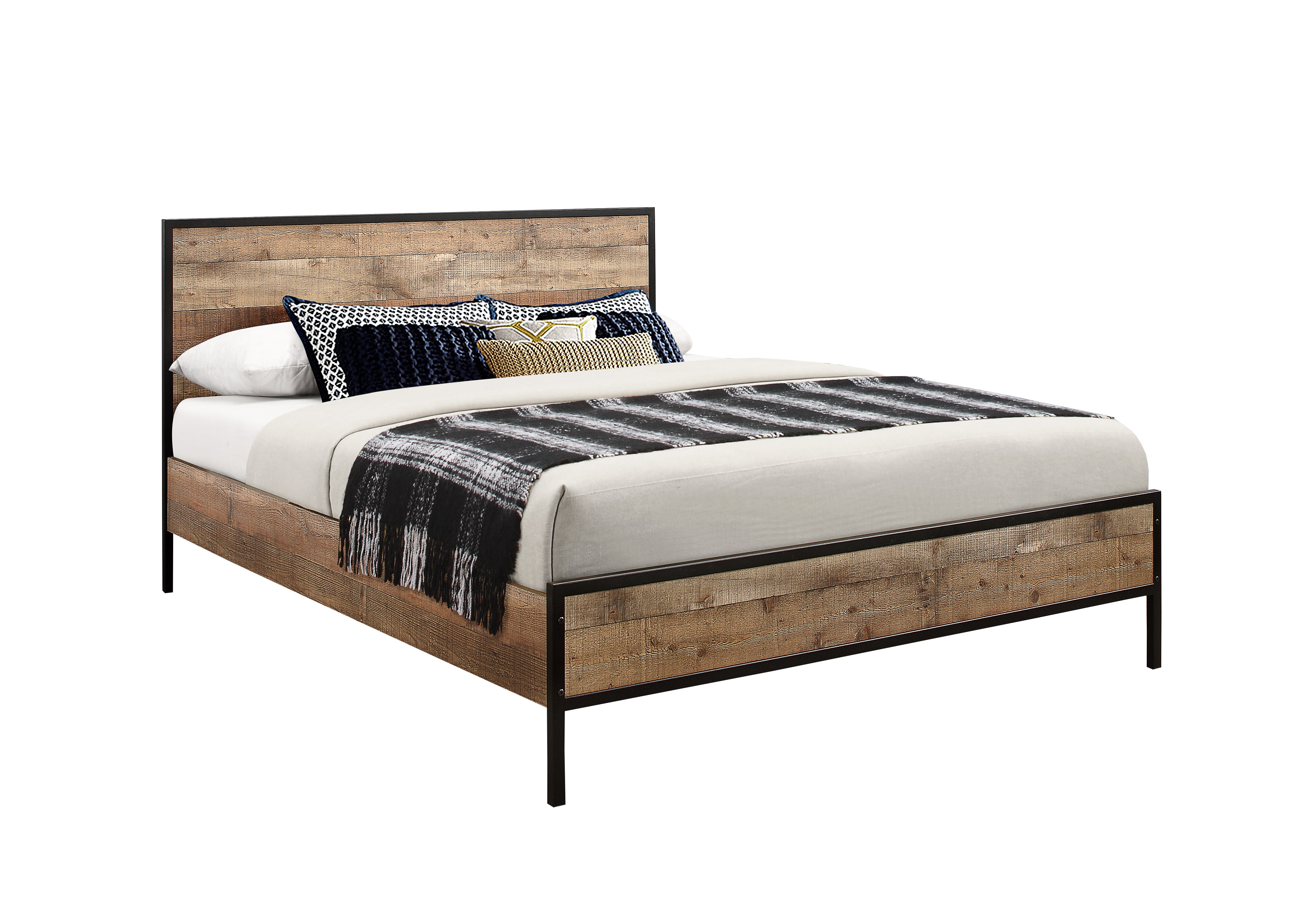 Urban Rustic Small Double Bed