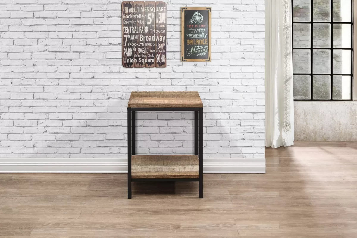 Urban Rustic Lamp Table