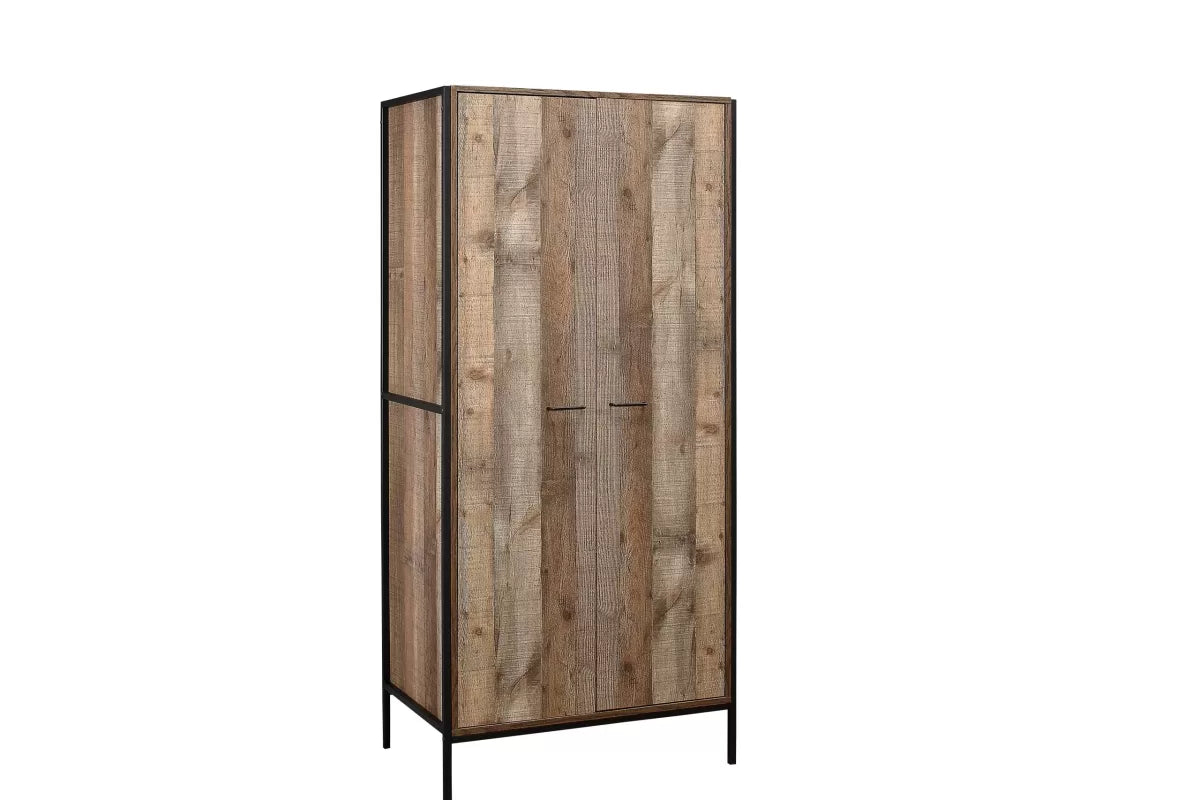 Urban Rustic 2 Door Wardrobe