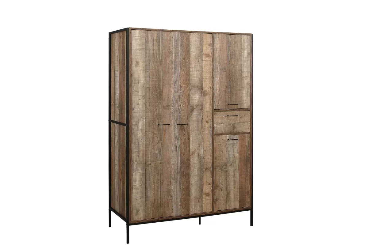 Urban Rustic 4 Door Wardrobe