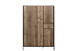 Urban Rustic 4 Door Wardrobe