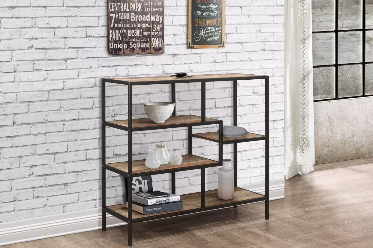 Urban Rustic Wide Shelving Unit