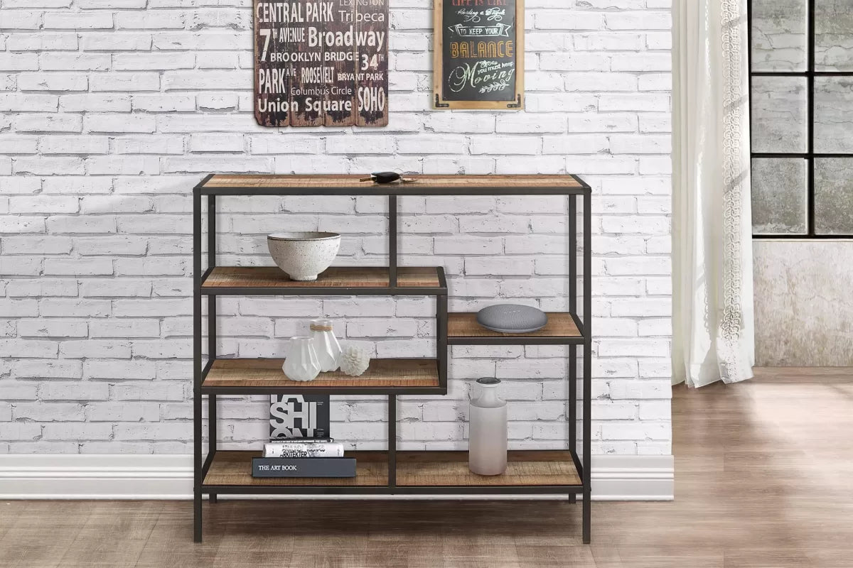 Urban Rustic Wide Shelving Unit