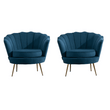 Altarnun Blue Accent Chair ( Pack of two)