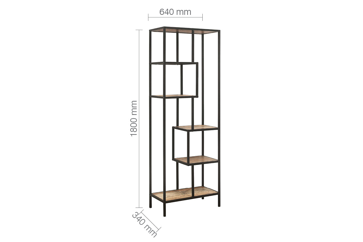 Urban Rustic Tall Shelving Unit