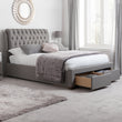 Valentino Grey Double Bed