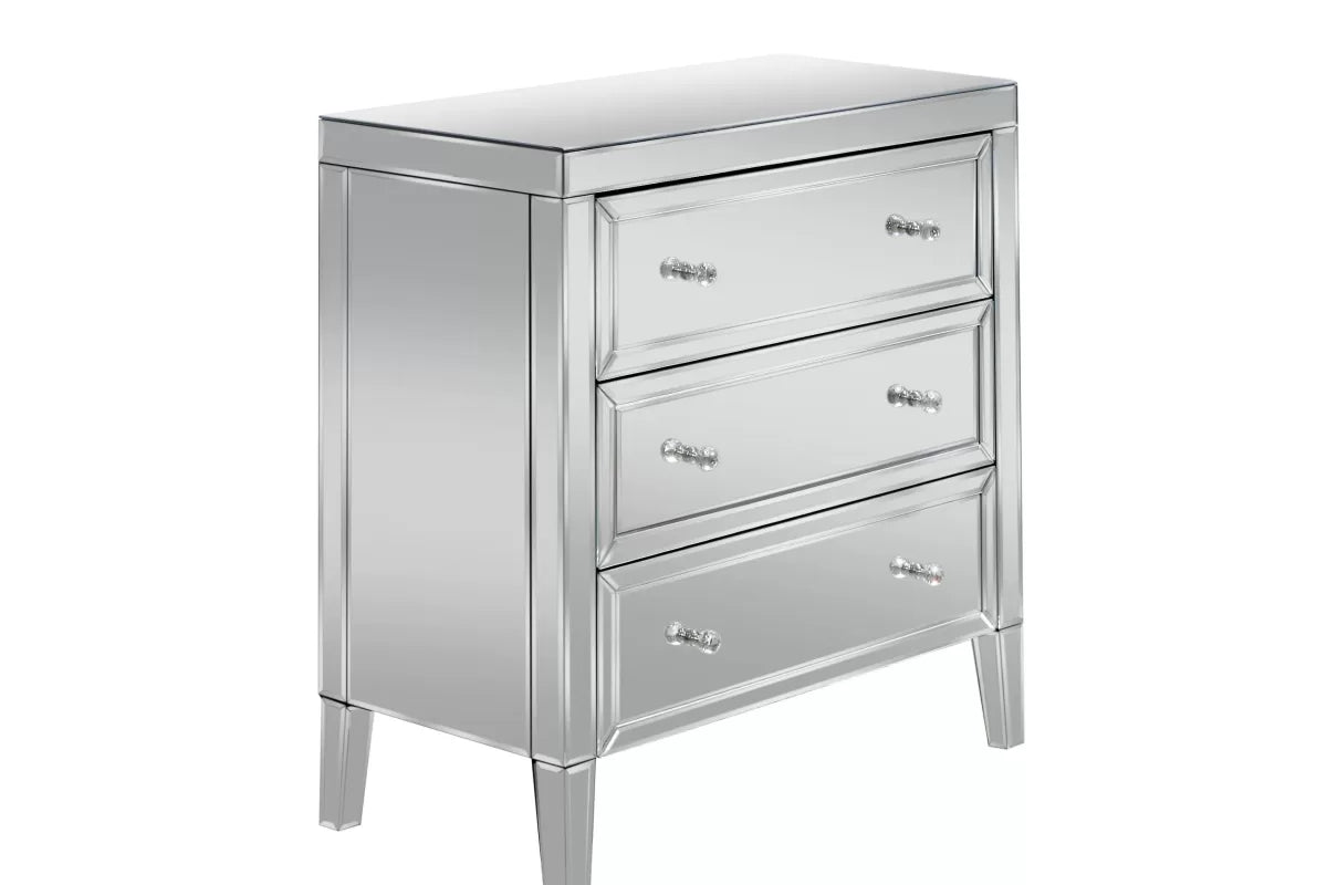 Valencia Mirrored 3 Drawer Chest