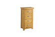 Woburn Oak 4 Drawer Narrow Chest