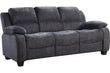 Valeria  Grey Fabric 3 Seater Sofa