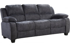 Valeria  Grey Fabric 3 Seater Sofa