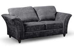 Canterbury Grey Fabric 2 Seater Sofa